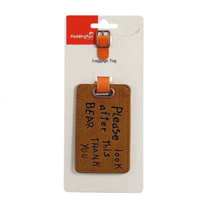 Paddington Luggage Bag Tag (Look After This Bear) | Half Moon Bay By Design
