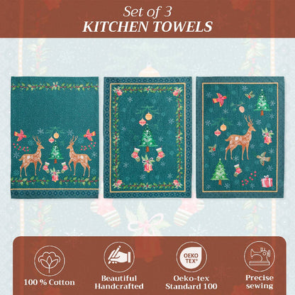 Hygge Christmas Towels (Set of 3) | Maison d'Hermine