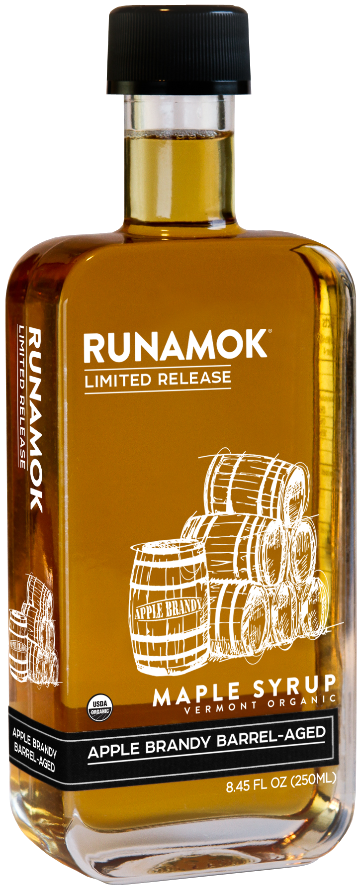 Apple Brandy Barrel-Aged Organic Maple Syrup | Runamok