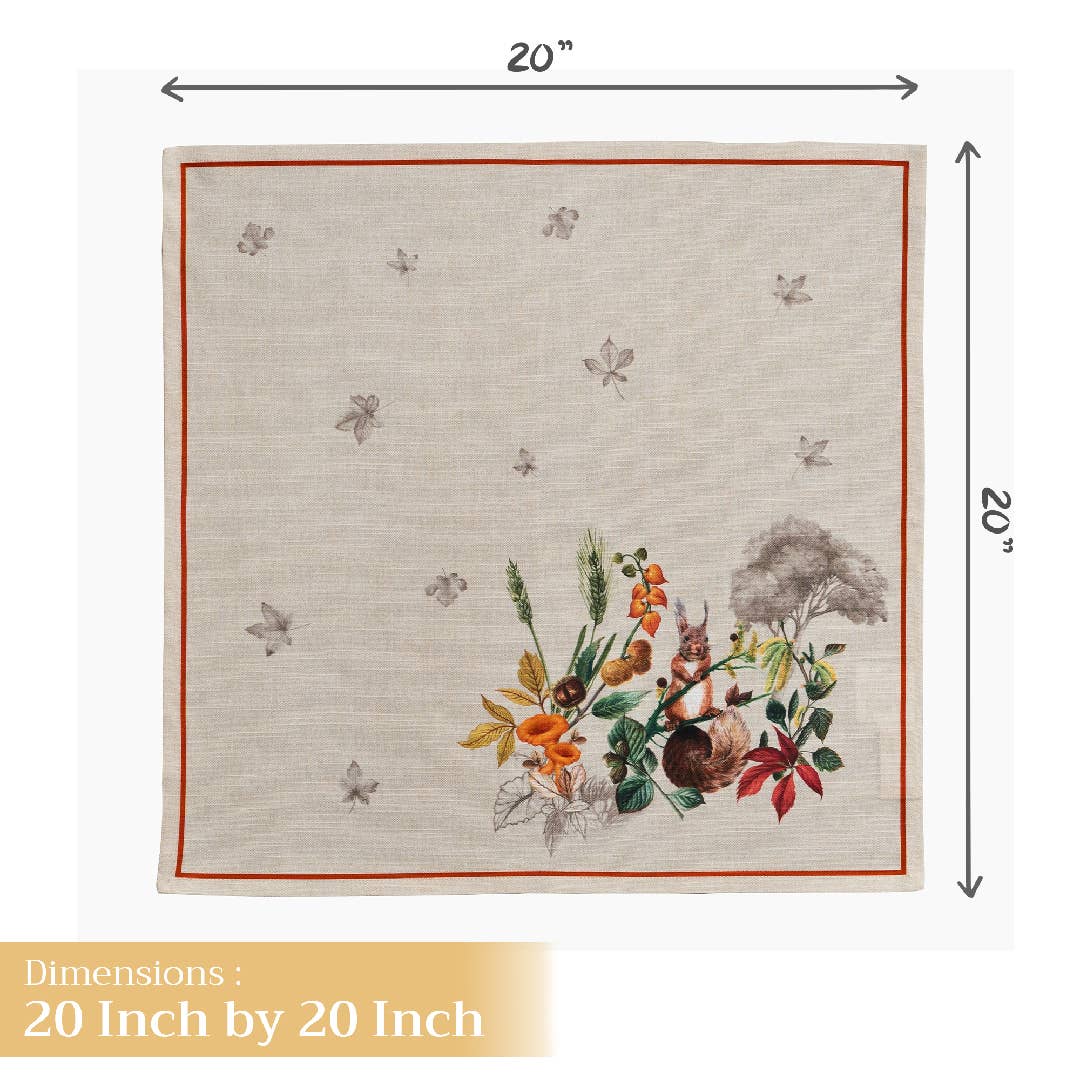Recolte Cotton Napkin Set | Maison d'Hermine