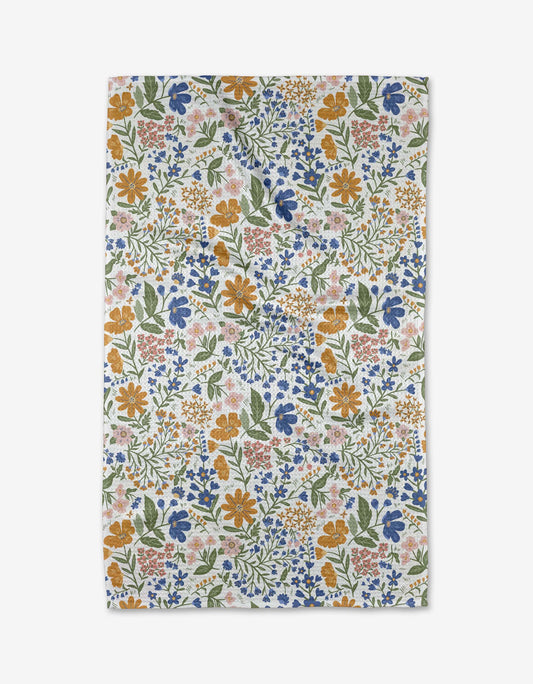 Cottage Meadow Pastel Tea Towel | Geometry