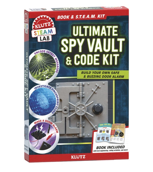 Maker Lab: Ultimate Spy Vault & Code Kit | Klutz