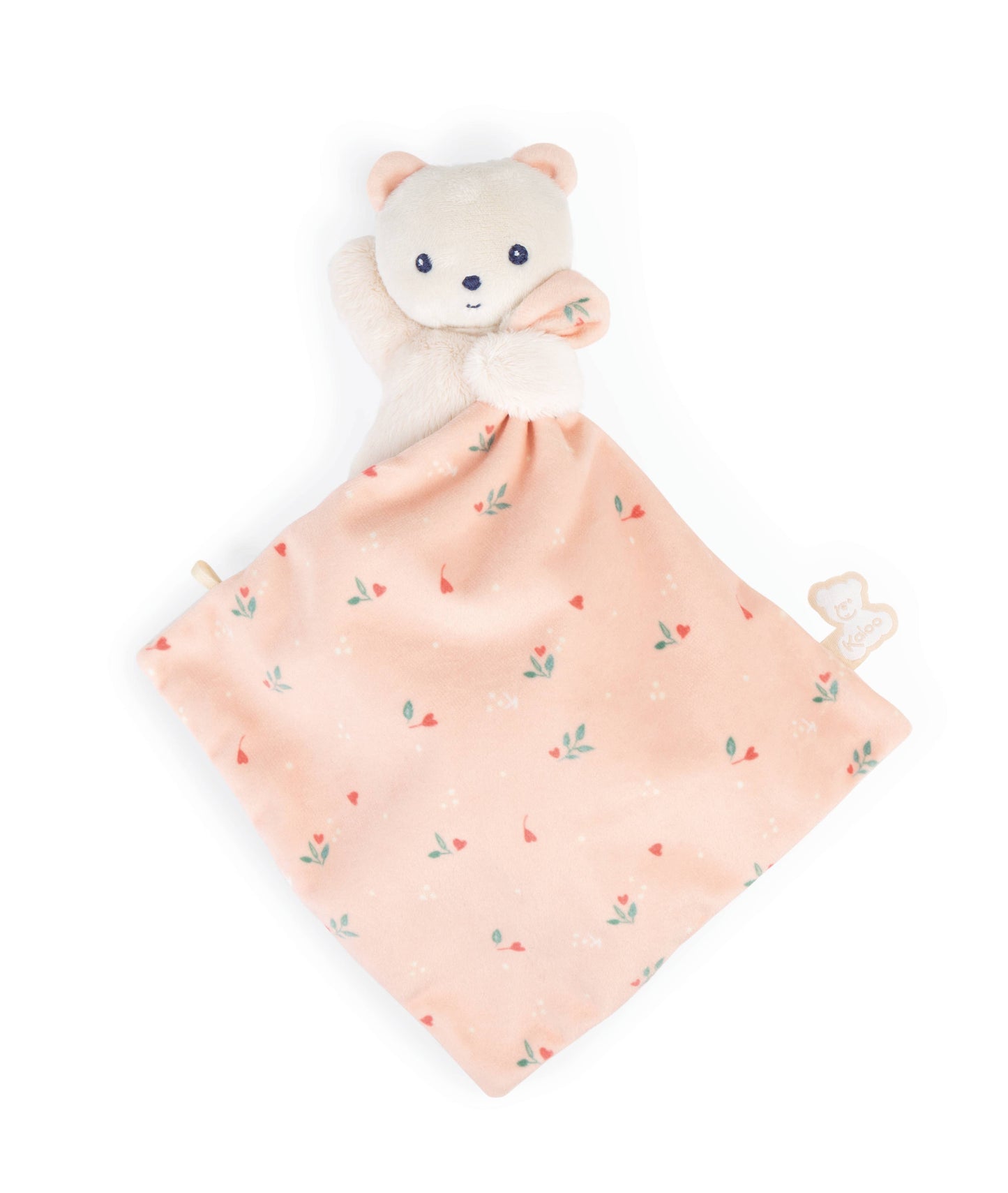 Comforting Peach Bear Blanket - Doudou | Janod