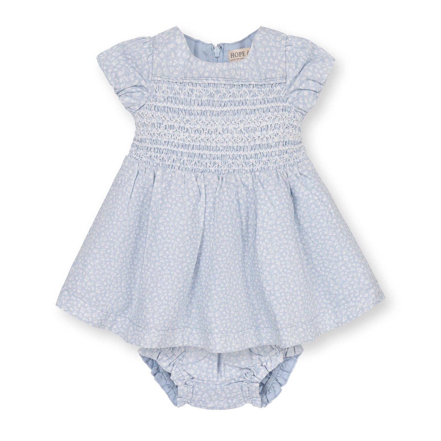 Blue Chateau Ditsy Puff Sleeve Dress | Hope & Henry
