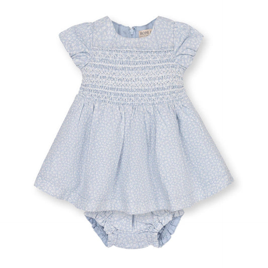 Blue Chateau Ditsy Puff Sleeve Dress | Hope & Henry