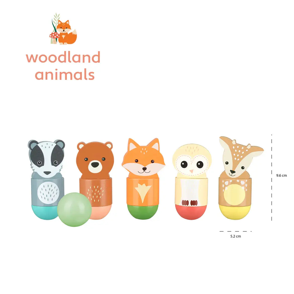 Woodland Skittles (FSC®) | Orange Tree Toys