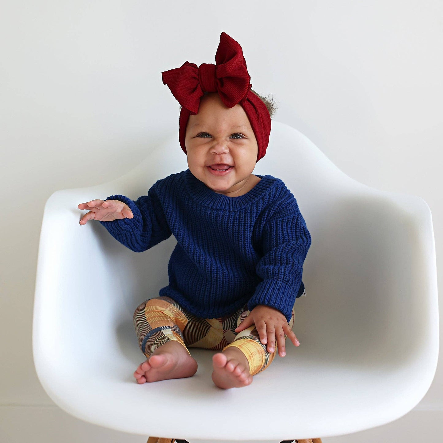 Navy Knit Sweater | Gigi & Max