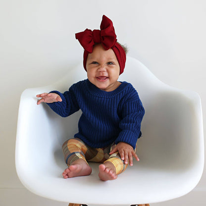 Navy Knit Sweater | Gigi & Max