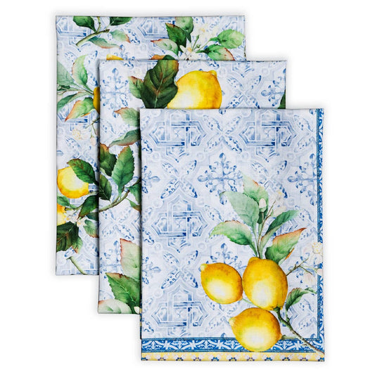 Citrus Kitchen Towels - Set Of 3 | Maison d'Hermine