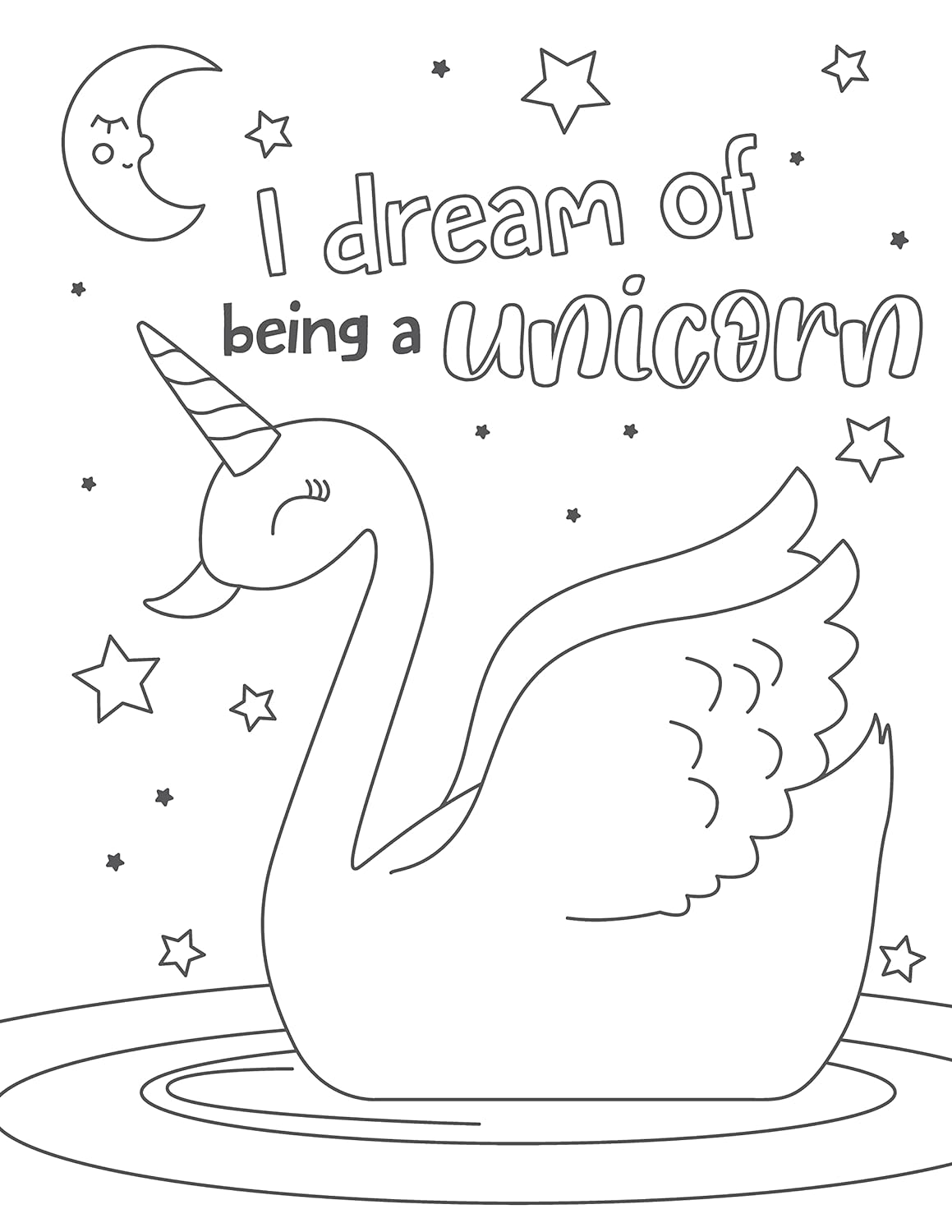 Sweet Unicorns Coloring Book | Happy Fox