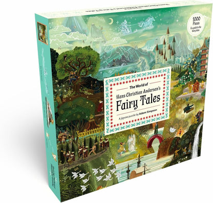 World of Hans Christian Andersen's Fairy Tales: A 1000-piece jigsaw puzzle by Adam Simpson | Laurence King