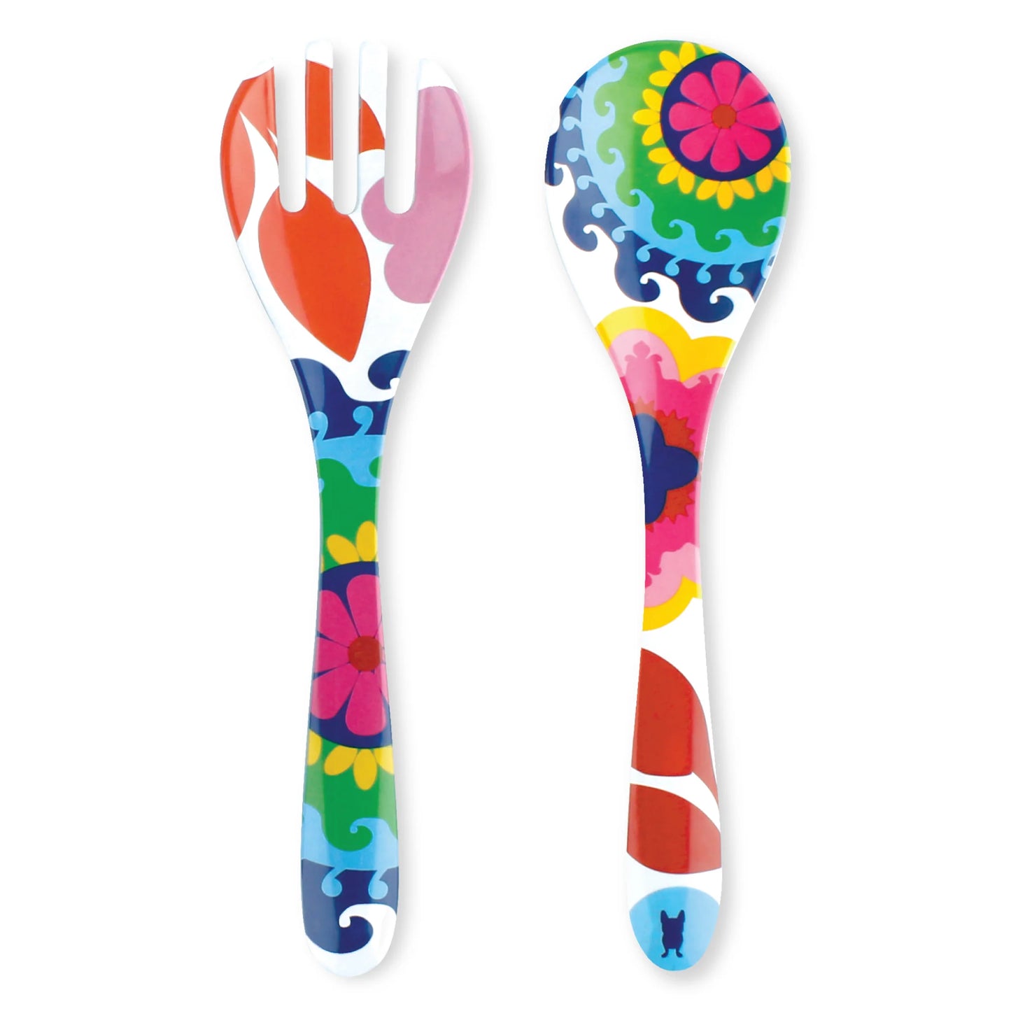 Salad Server Set (Various Prints) | French Bull