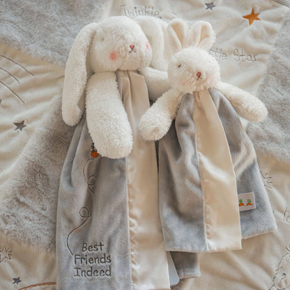 Grey Bloom Bunny Buddy Blanket | Bunnies By The Bay