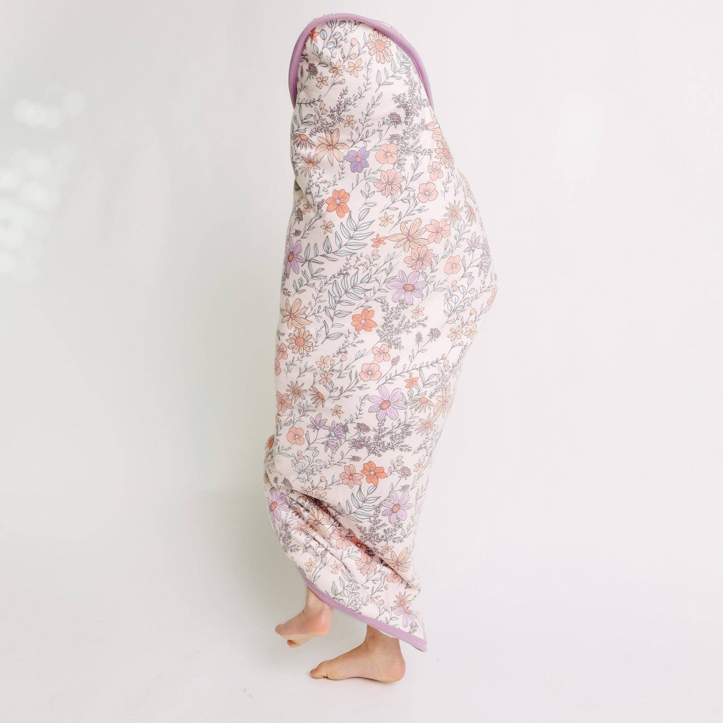 Flora Premium Baby Knit Hooded Towel | Copper Pearl