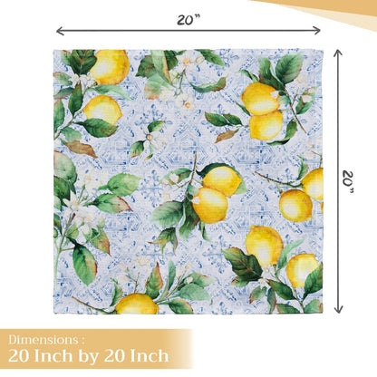 Citrus Cloth Napkins- Set Of 4 | Maison d'Hermine