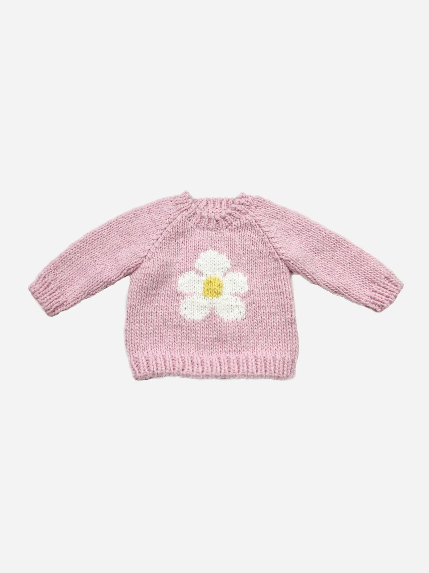 Pink Flower Sweater | Figgy Friends