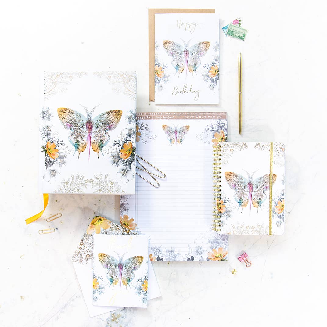 Paisley Butterfly Greeting Card | Papaya