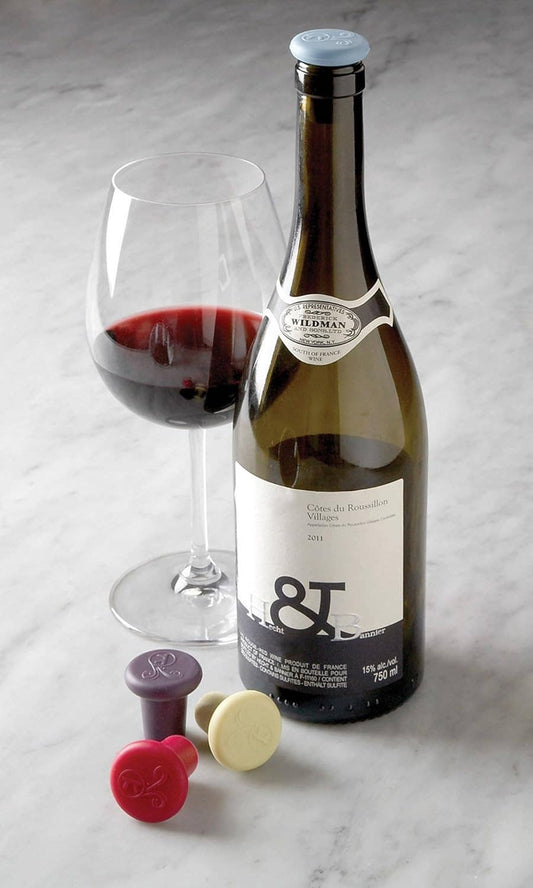 Outset Silicone Wine Stoppers Set | Fox Run Brands