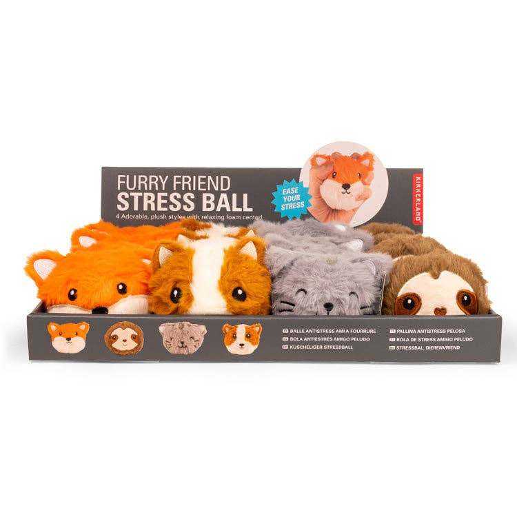 Furry Friends Stress Balls | Kikkerland Designs