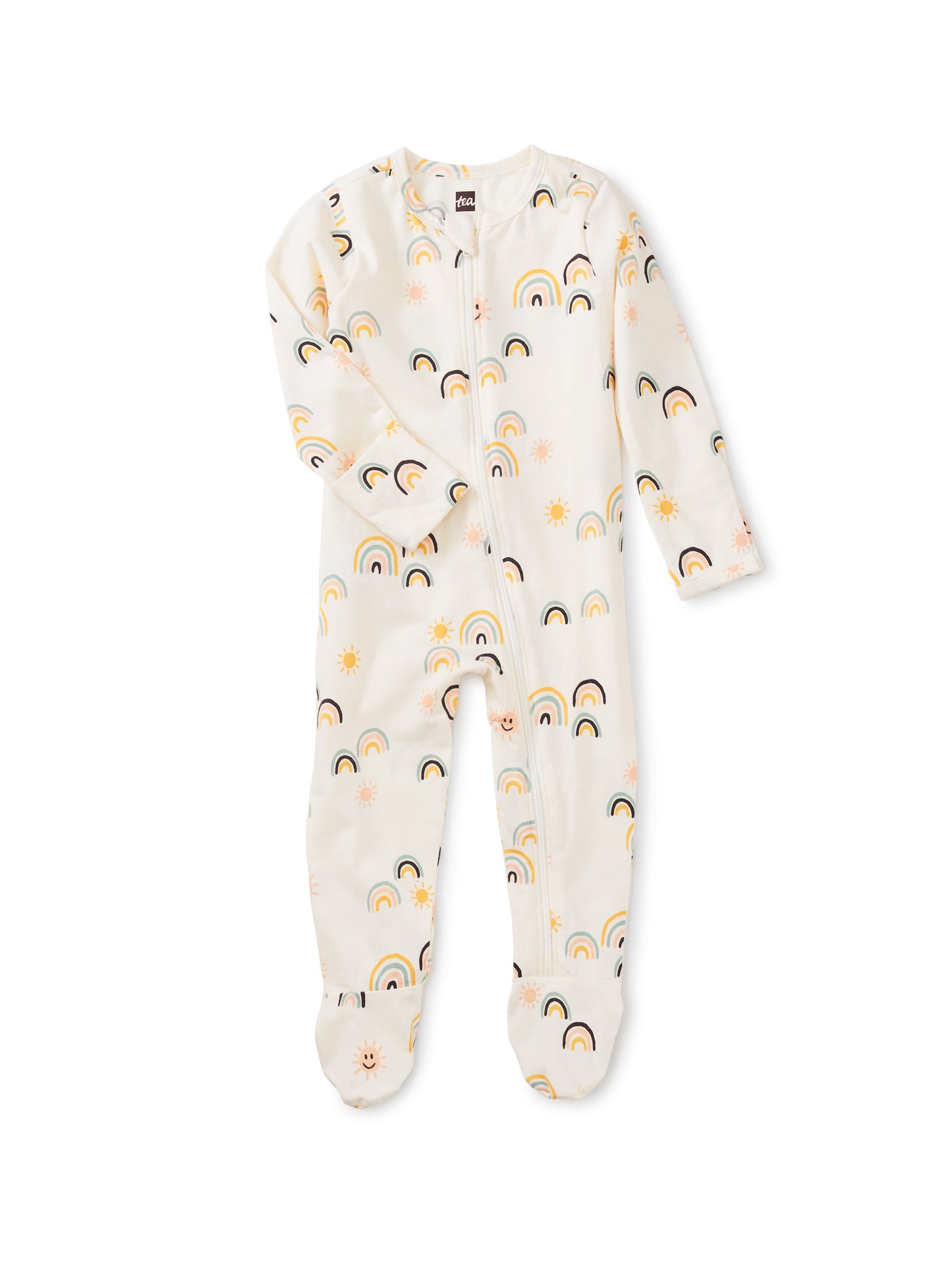 Baby Footed Zip Front Romper (Various Prints and Sizes) | Tea Collection