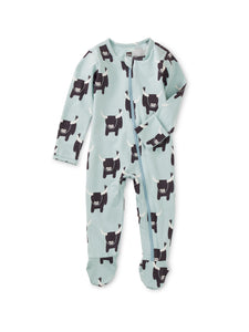 Baby Footed Zip Front Romper (Various Prints and Sizes) | Tea Collection