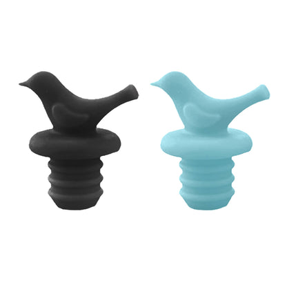 Little Bird Silicone Bottle Stopper Set of 2 | Oggi