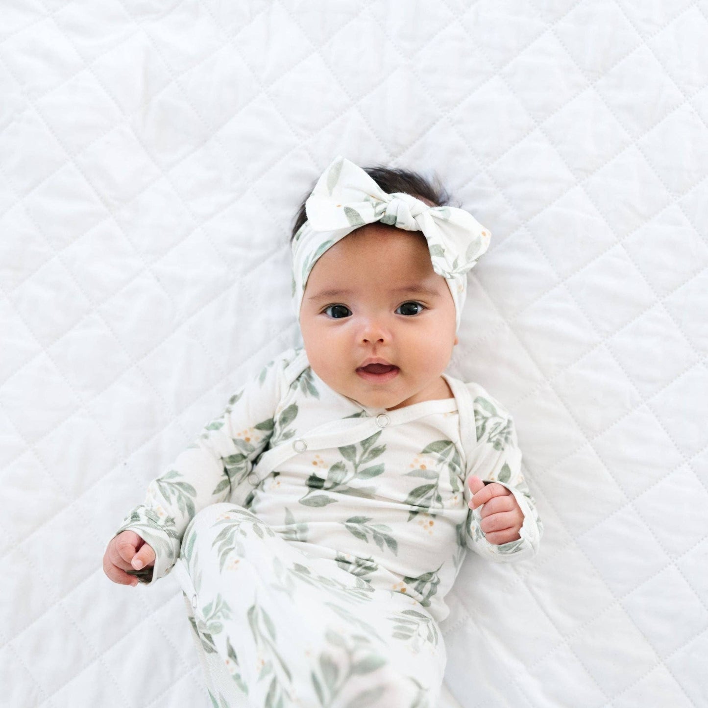 Fern Newborn Knotted Gown | Copper Pearl