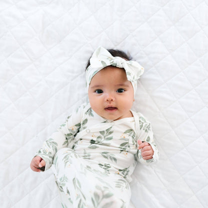 Fern Newborn Knotted Gown | Copper Pearl
