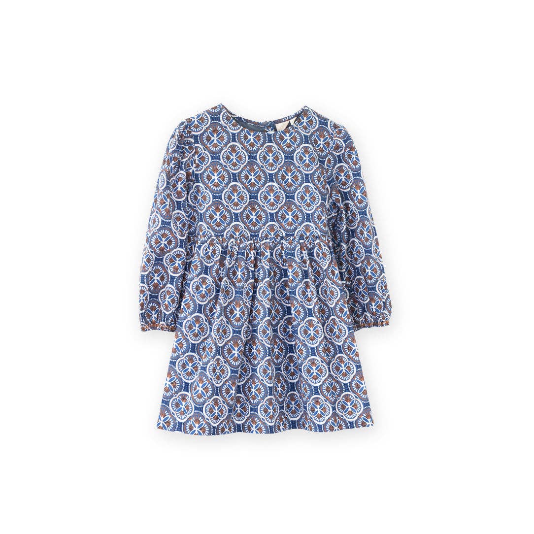 Phoebe Dress - Blue Mosaic | Beet World