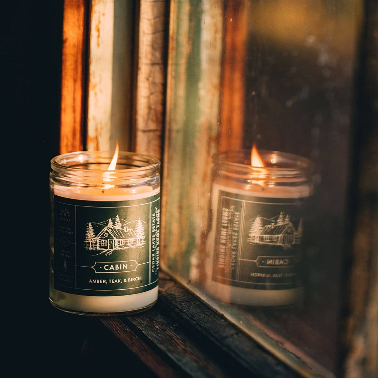 Soy Candle - Cabin Scent | Finding Home Farms