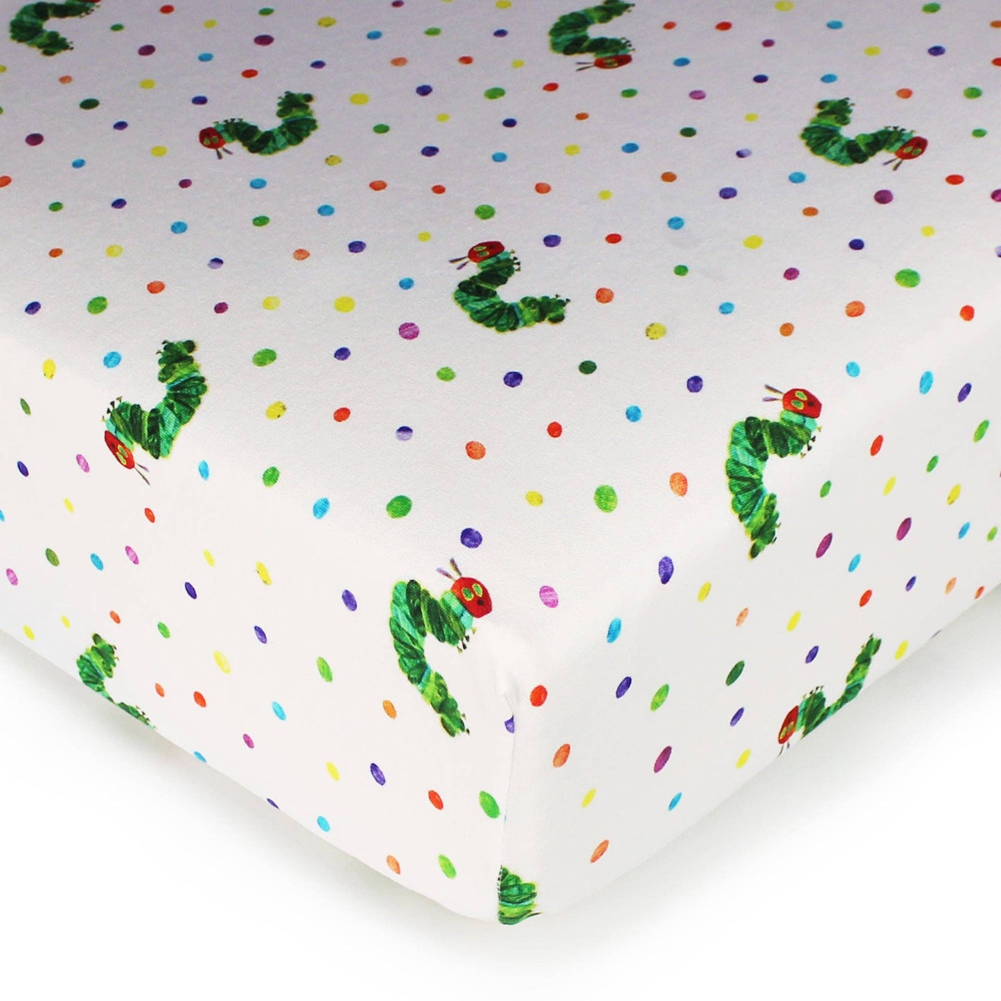 Organic Crib Sheets in Caterpillar | L'ovedbaby