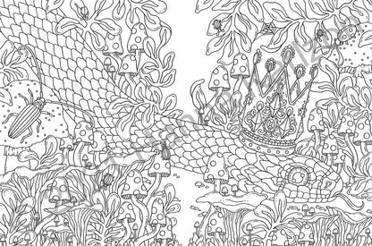 Tales from the Forest Kingdom Coloring Book | Gibbs Smith