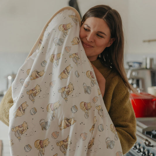 Hunny Knit Hooded Towel | Copper Pearl