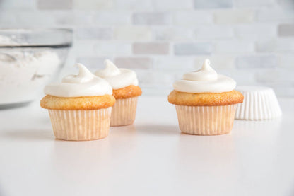 Mini White Cupcake Liners | Fox Run Brands