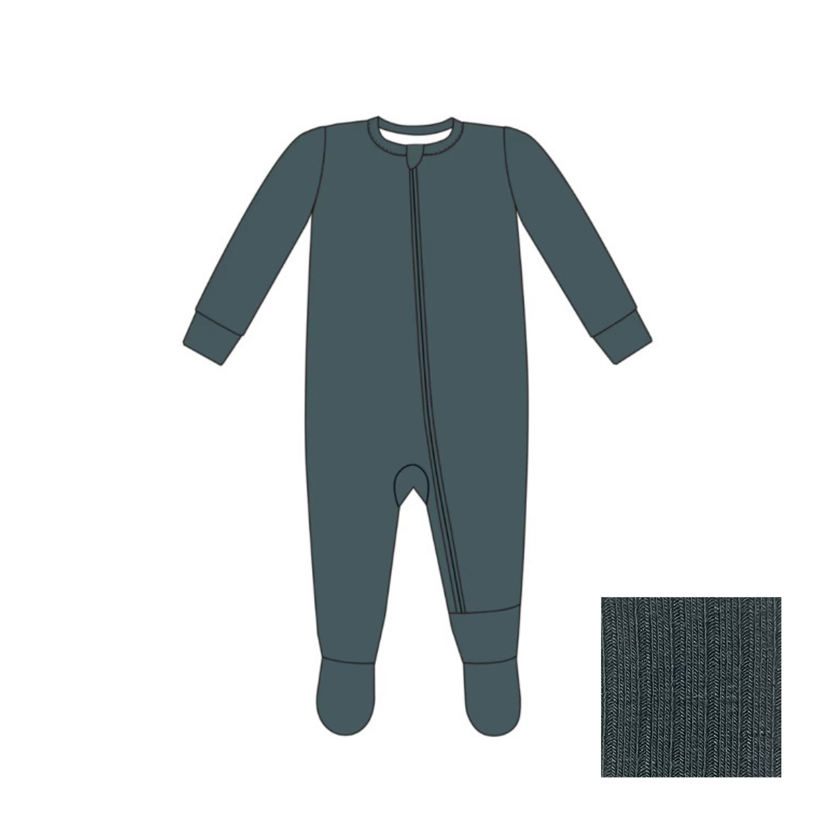 Midnight Footie Romper | Emi Lei