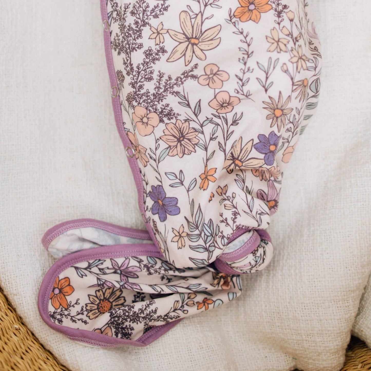 Flora Newborn Knotted Gown | Copper Pearl