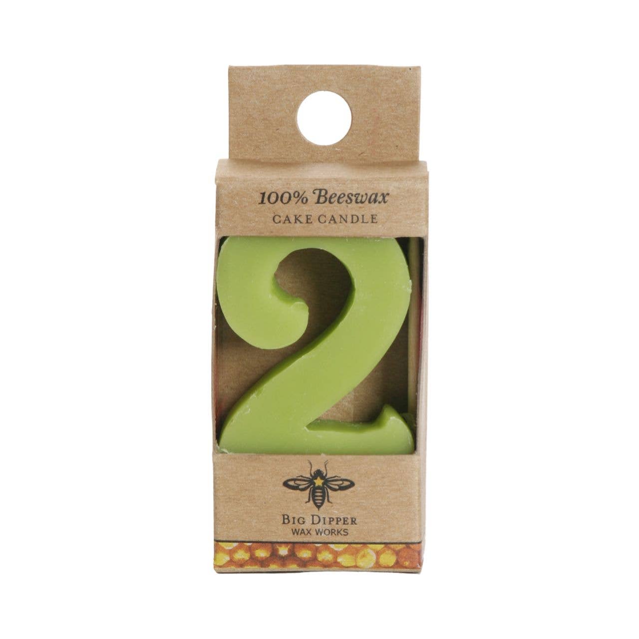 Birthday Number Cake Candles (Various) | Big Dipper Wax Works