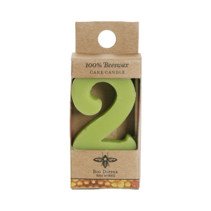 Birthday Number Cake Candles (Various) | Big Dipper Wax Works