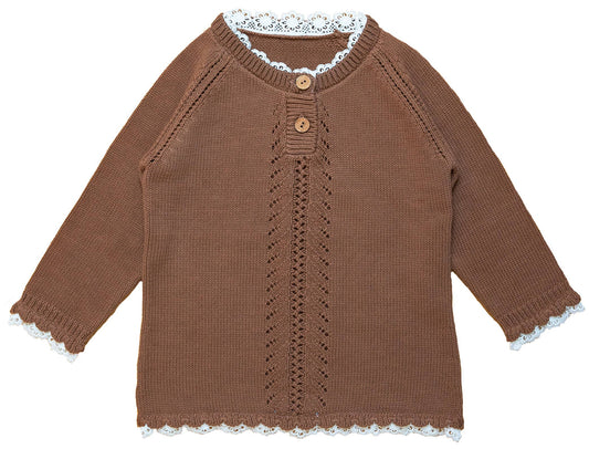 Mocha Viola Blouse | Hanevild