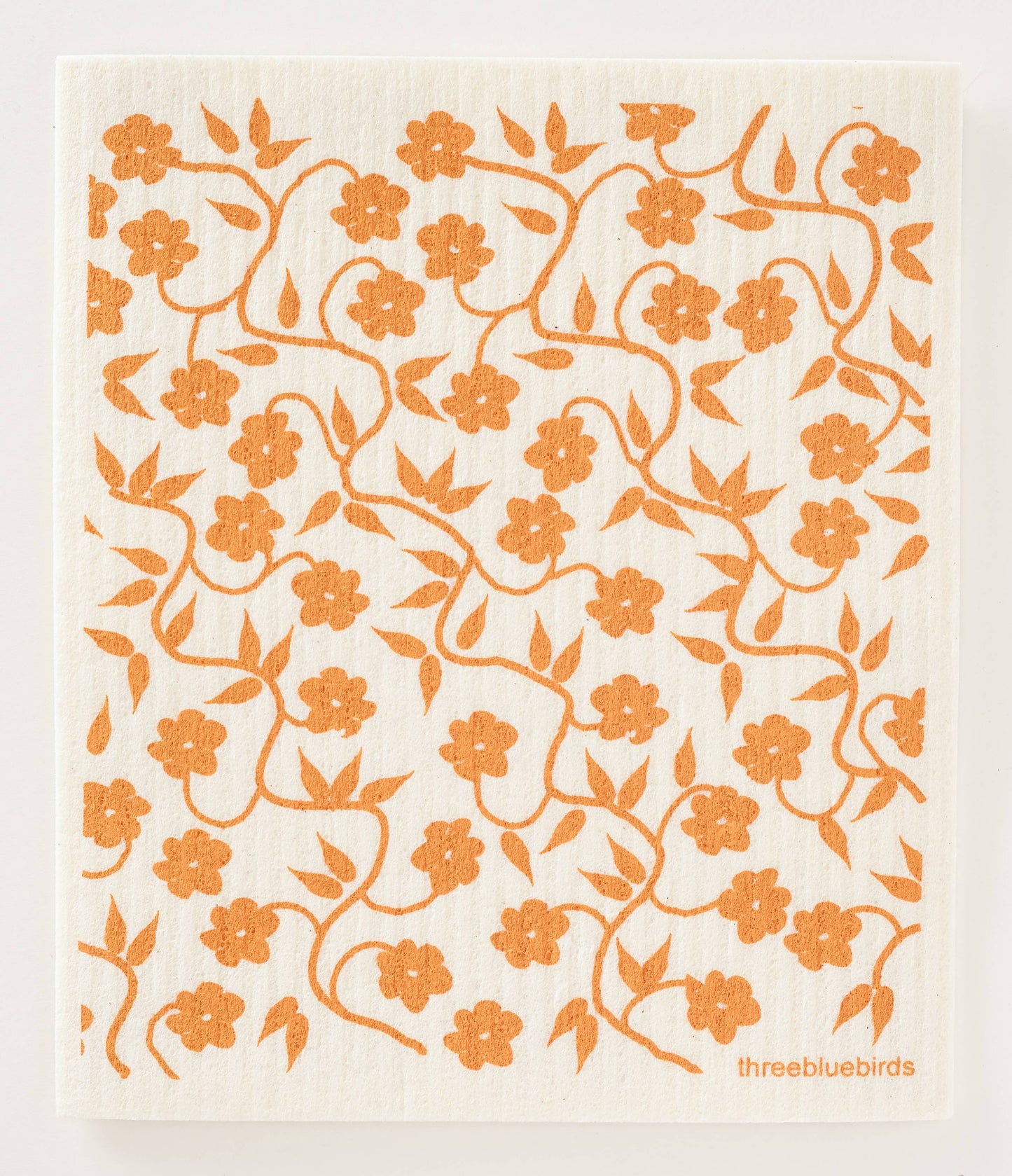 Honey Vines Swedish Dishcloth | Three Bluebirds