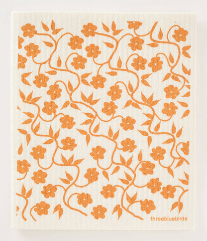 Honey Vines Swedish Dishcloth | Three Bluebirds