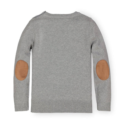 Gray Heather Horse Intarsia Pullover Sweater | Hope & Henry