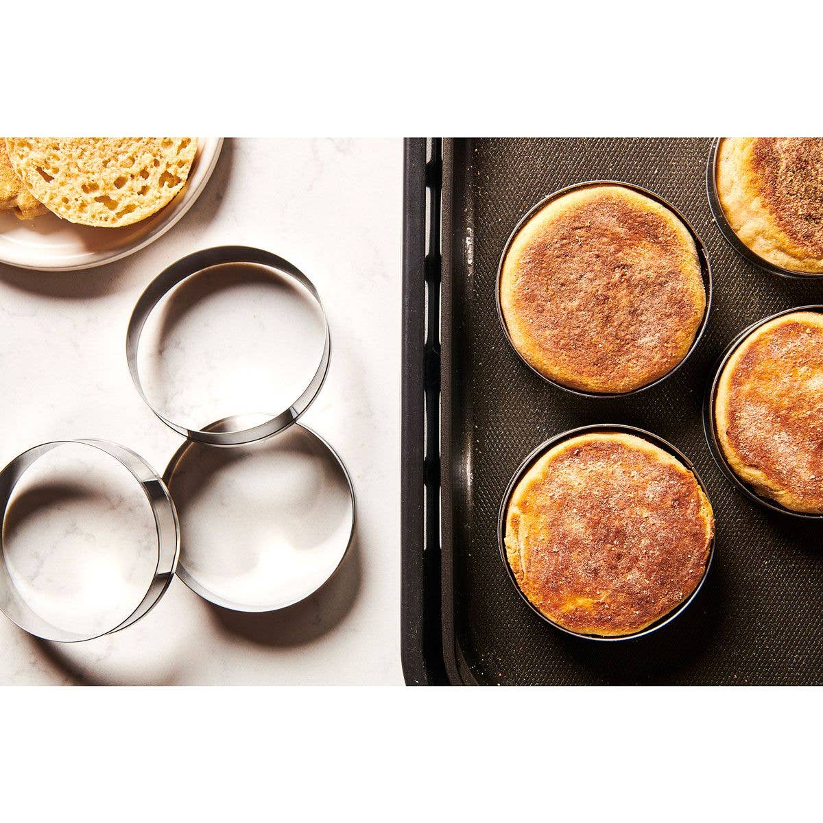 King Arthur English Muffin Rings | HIC Kitchen