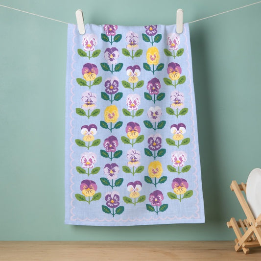 Pansy Dishtowel | Danica