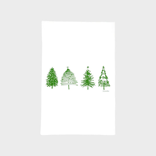 Christmas Tree Flour Sack Towel | Green Bee Towels