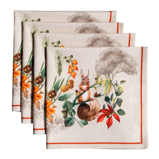 Recolte Cotton Napkin Set | Maison d'Hermine