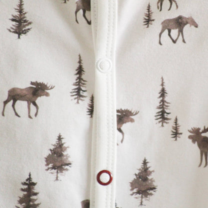 Moose Print Jumpsuit | Babymood Norway