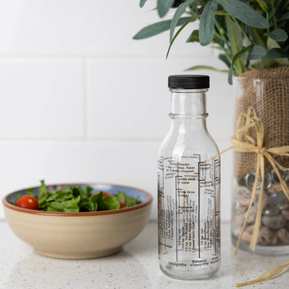 Glass Salad Dressing Shaker Bottle | Fox Run Brands