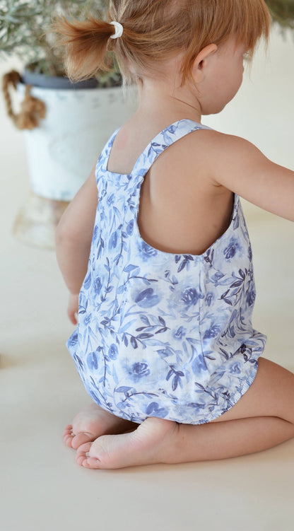 Blue Floral Bubble | Eli & Nev