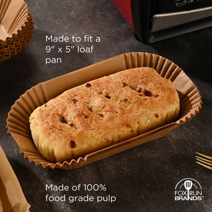 Parchment Paper Loaf Pan Liners - 9" x 5" | Fox Run Brands